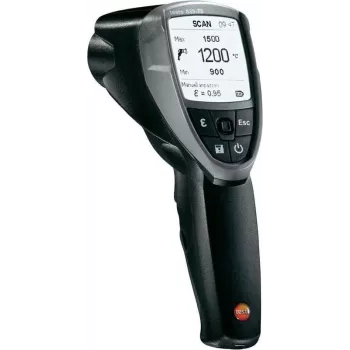 Infrarotais termometrs testo 835-T2, -10 līdz +1500°C, ar kontakta mērīšanas iespēju