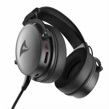 Bezvadu spēļu austiņas Sharkoon Skiller SGH40W melnas – on-ear dizains