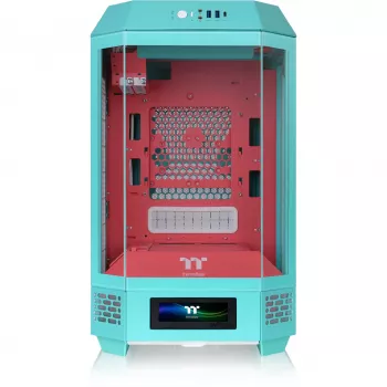 Thermaltake The Tower 250 Mini Tower korpuss, piparmētru/ogu, rūdīts stikls