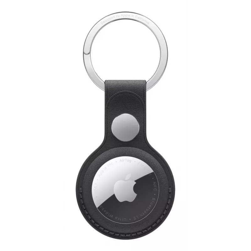 Apple AirTag FineWoven atslēgu gredzens melns