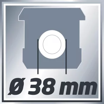 Putekļu maisiņš Einhell Dirt Bag Filter 15l, 5 gab.