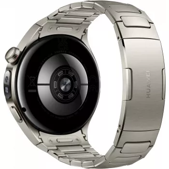 Viedpulkstenis HUAWEI WATCH 5, 1.5 collu AMOLED, 466×466, 46 mm titāna korpuss, Wi‑Fi, GPS, Sudrabs