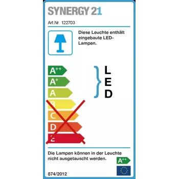 Synergy 21 LED pagraba lampa / apaļā lampa IP65 7W cw