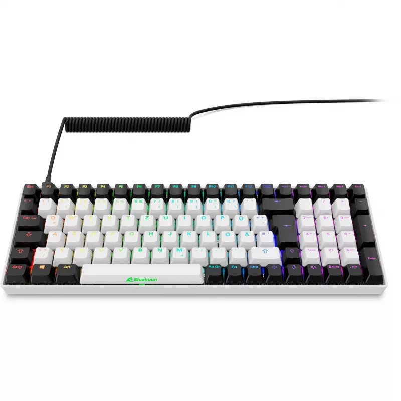 Spēļu tastatūra Sharkoon SGK50 S2 Mechanical QWERTZ Bezvadu