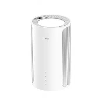 Cudy M11000 Tri-band (2.4 / 5 / 6 GHz) Wi‑Fi 7 maršrutētājs, 4x LAN, balts, 4 iekšējās antenas