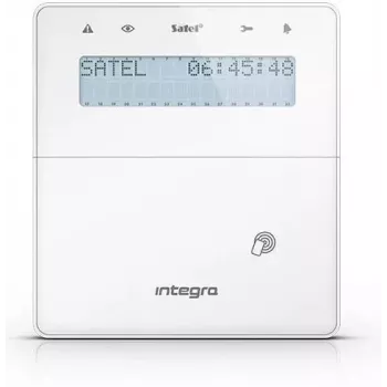 SATEL taustiņu panelis INT-KLFR-W ar RFID lasītāju, 3. klase