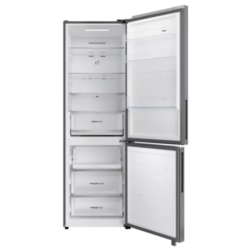 Brīvi stāvošs ledusskapis-saldētava TEKA RBF 54650 SS XL, nerūsējošais tērauds, 401 L, apakšējā saldētava, No Frost, skārienvadība
