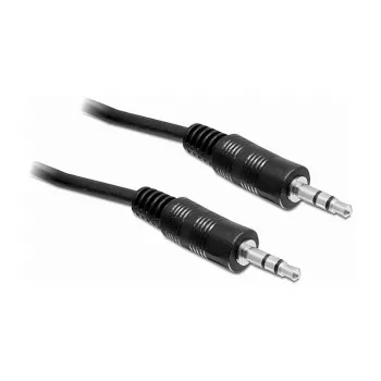 Audio kabelis DeLOCK 84438 5m 3.5mm vīrietis-vīrietis Melns