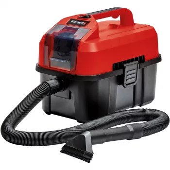 Bezvadu mitrā un sausā putekļsūcējs Einhell TE-VC 18/10 Li-Solo 10 L Melns Sarkans