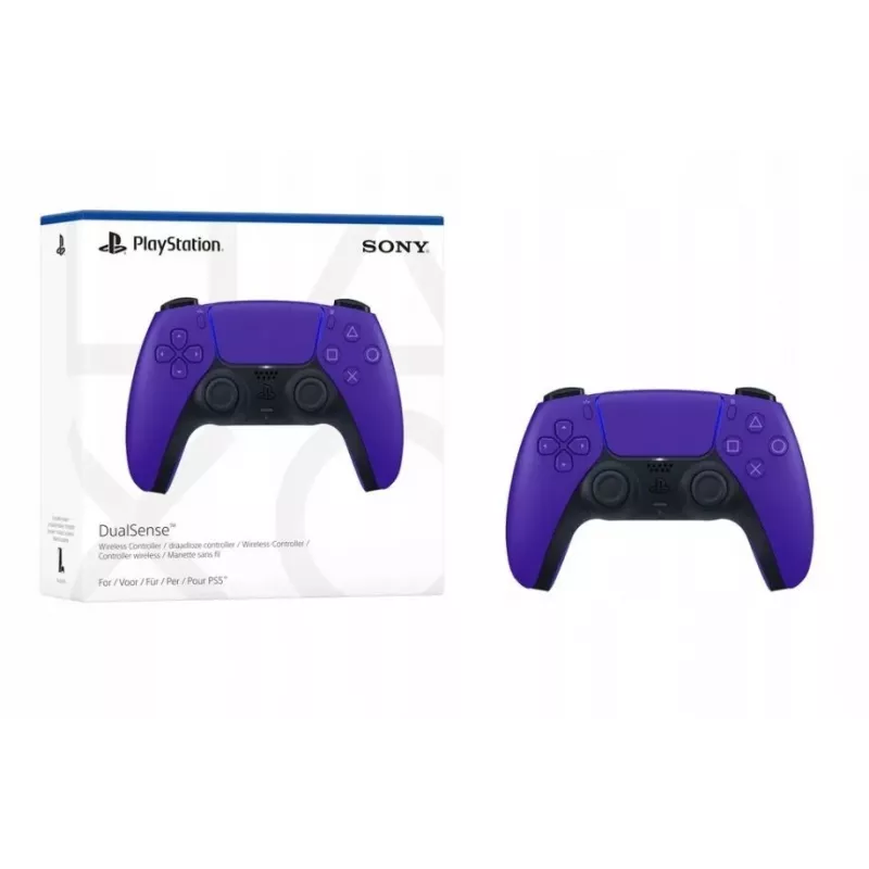 Spēļu kontrolieris Sony DualSense bezvadu PlayStation 5 — purpura, haptiskā atgriezeniskā saite, adaptīvie sprūdi, iebūvēts skaļrunis, Li‑Ion akumulators