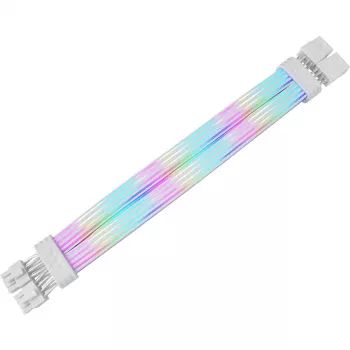 Lentveida CPU strāvas kabelis THERMALTAKE AC-082-CN6NAN-A1, 2x8Pin sievišķais–sievišķais, 0,272 m