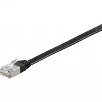 Wentronic RJ45/RJ45 kabelis 0.25m Cat6 U/FTP (STP) Melns (94229)