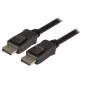 EFB-Elektronik DisplayPort 1.4 savienojuma kabelis 8K 60Hz, A-A taisns-taisns, 2m, melns