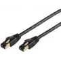 Tīkla kabelis ShiverPeaks BS08-41085 Melns 15m Cat8.1 F/FTP