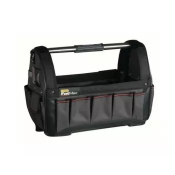 Instrumentu kārba STANLEY 1-93-951, plastmasa, ar eņģēm vāku, rokturiem, 480×250×330 mm, melna