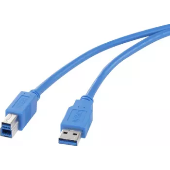 USB kabelis Renkforce USB Type A uz Type B 3.0, garums 1,8 m