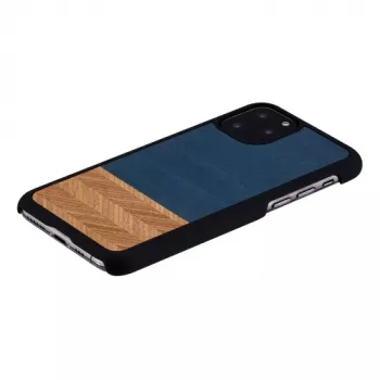 Man and Wood aizsargmaciņš iPhone 11 Pro — džinsa melns