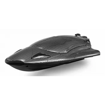 Radio vadāma ātrlaiva Amewi Stingray Jet Drive 335mm RTR, oglekļa izskats