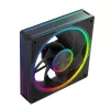 Datora korpusa ventilators MODECOM VOLCANO LOOP 120 ARGB Reverse Fan Melns 120 mm PWM 400–1400 RPM ARGB savienotājs