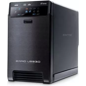 Fantec QB-X2US3R USB3.0/2x3.5 inch SATA RAID korpuss (1826)