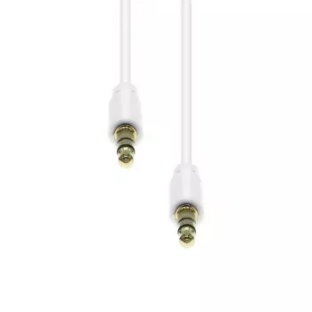ProXtend 3-pin Slim pagarinājuma kabelis M-M balts 10 m (M3S-10W)