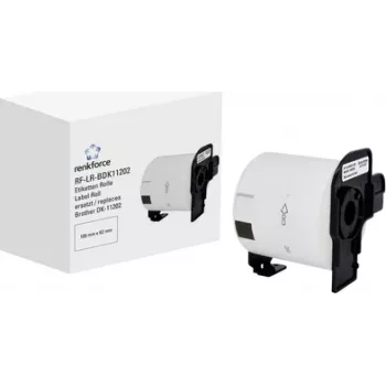 Renkforce etiķešu ruļļa saderīgs aizvietotājs Brother DK-11202 62 x 100 mm Papīrs Balts 300 gab. Standarta sūtījumu etiķetes RF-6027498