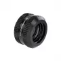 Barrow Hardtube Fitting 16 mm G1/4 inch — taisns melns kompresijas savienotājs cietajai caurulei