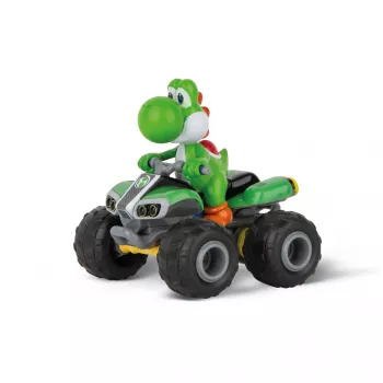 Ar radiovadāmu kvadraciklu CARRERA Mario Kart Yoshi 1:20 mēroga modelis 370400021