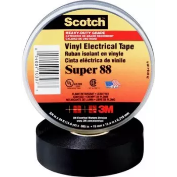 Izolācijas lente Scotch SUPER88-19X20-B Melna 20m x 19mm