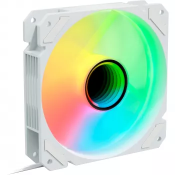 SHARKOON SHARK Mirror RGB PWM 120mm Balts