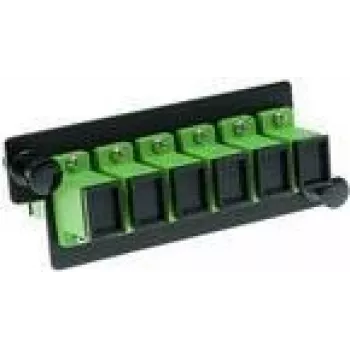Šķiedru optikas adapteru plate ACT FA2157 — 6×SC Duplex, 12 šķiedras, OS2 APC8