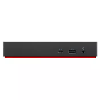Lenovo ThinkPad Universāls USB-C dokstacija, vadu, USB 3.2 Gen 1 (3.1 Gen 1) Type-C, melna