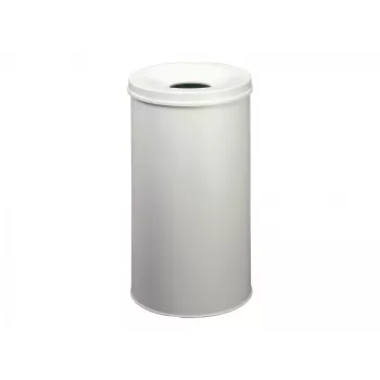 Durable 330710 60L Apaļš Tērauda Atkritumu Tvertne Pelēka