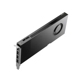 PNY RTX PRO 4000 Blackwell, 24 GB GDDR7 ECC 192 bitu, 140 W, PCI Express 5.0 x16, 4 x Display Port 2.1, ATX kronšteins, 1x CEM5 16 kontaktu barošanas kabelis, FHML viena slota, maza kaste