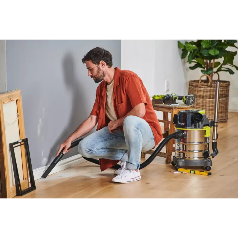 Putekļsūcējs RYOBI R18WDV-0 18V One+ Melns, Zaļš
