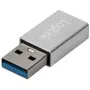 LogiLink AU0056 USB 3.2 Gen 1 Adapter USB Type-C Sievišķā Sudraba