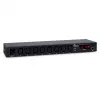 Inter-Tech SW-0816 strāvas sadalītājs (PDU) 8 AC kontaktligzdas Melns