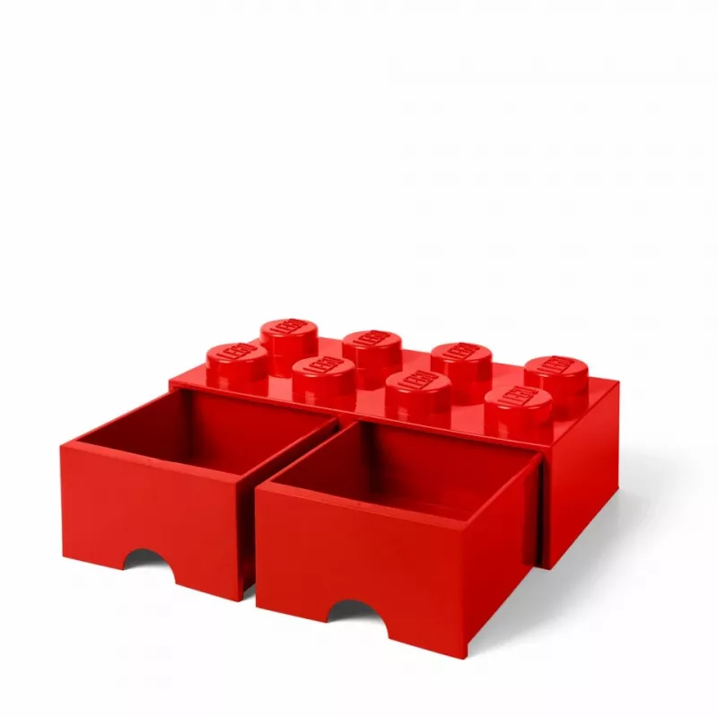 Room Copenhagen LEGO Brick Drawer 8 Sarkanā (40061730)