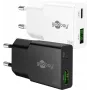 Goobay USB-C PD GaN Dual-Fast Charger Slim 20 W Balts - 1x -Connector Power (75730)