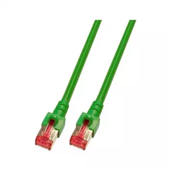 EFB-Elektronik RJ45 savienojuma kabelis Cat.6 S/FTP LSZH Zaļš 0,15m