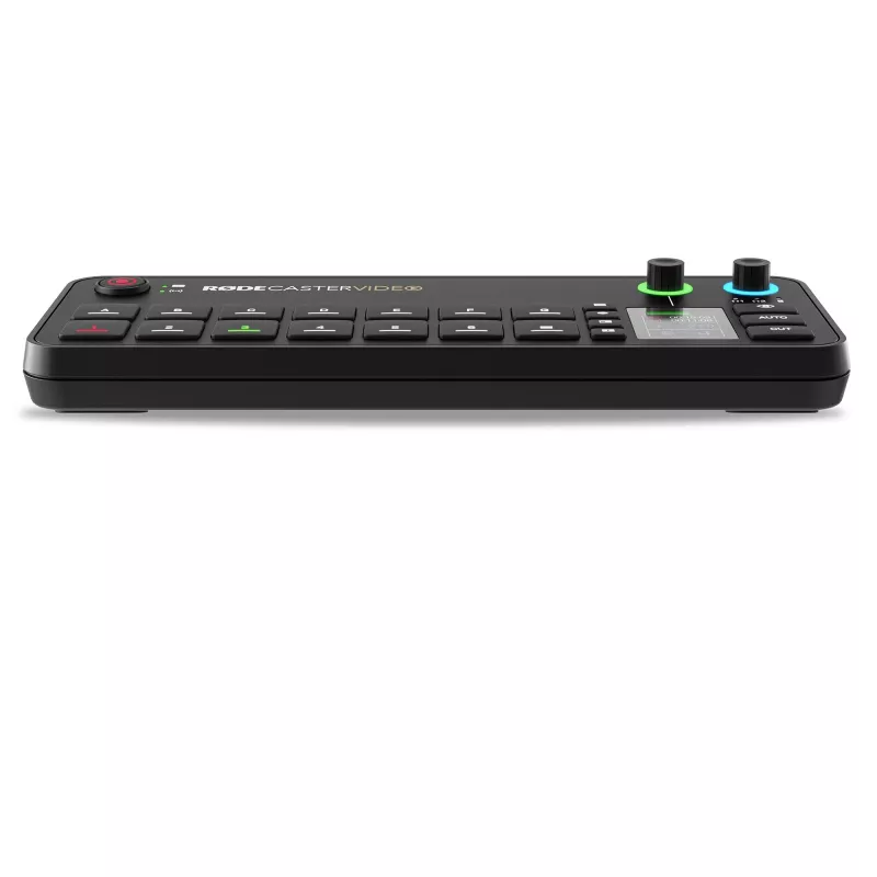 Rode RØDECaster Video video un audio producēšanas konsole, līdz 6 video avotiem, divi priekšpastiprinātāji, divi iebūvēti bezvadu uztvērēji