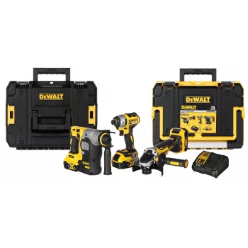 Bezvadu instrumentu komplekts Dewalt DCK305P3T (DCF887+DCH273+DCG405)