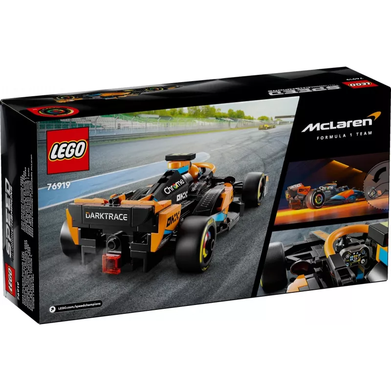LEGO Speed Champions McLaren Formula 1 Auto 2023 Modelis 76919 komplekts