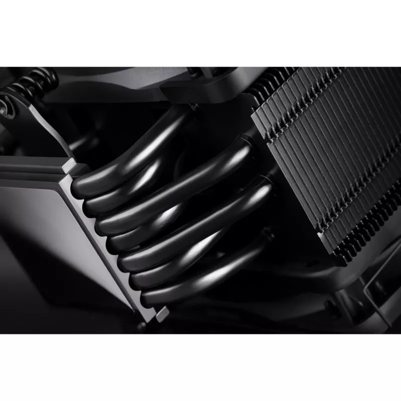 CPU dzesētājs Noctua NH-U12A CHROMAX.BLACK – 120 mm divi ventilatori, 158 mm augstums, LGA 1200, 2000 RPM