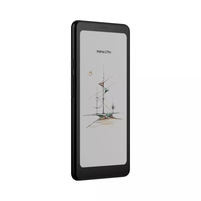 E-grāmatu lasītājs Onyx BOOX Palma 2 Pro — 6.13 collu 824×1648, 8GB RAM, 128GB, Android 15, pirkstu nospiedums, Wi‑Fi, Bluetooth 5.1, SIM slots, 3950 mAh, melns