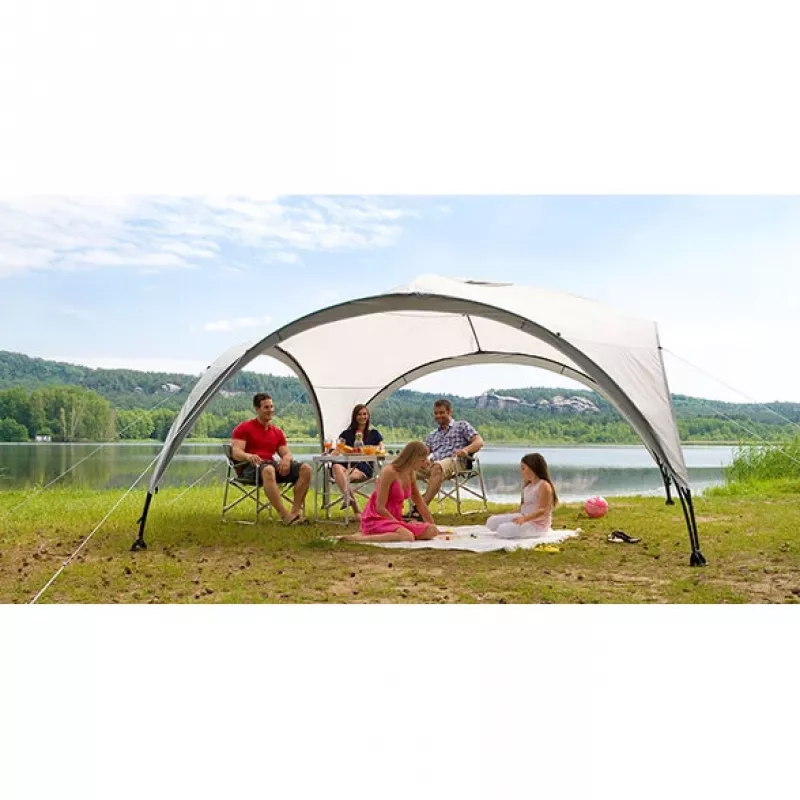 Paviljons pasākumiem Coleman 4,5 x 4,5m (Gaiši pelēks/Pelēks)
