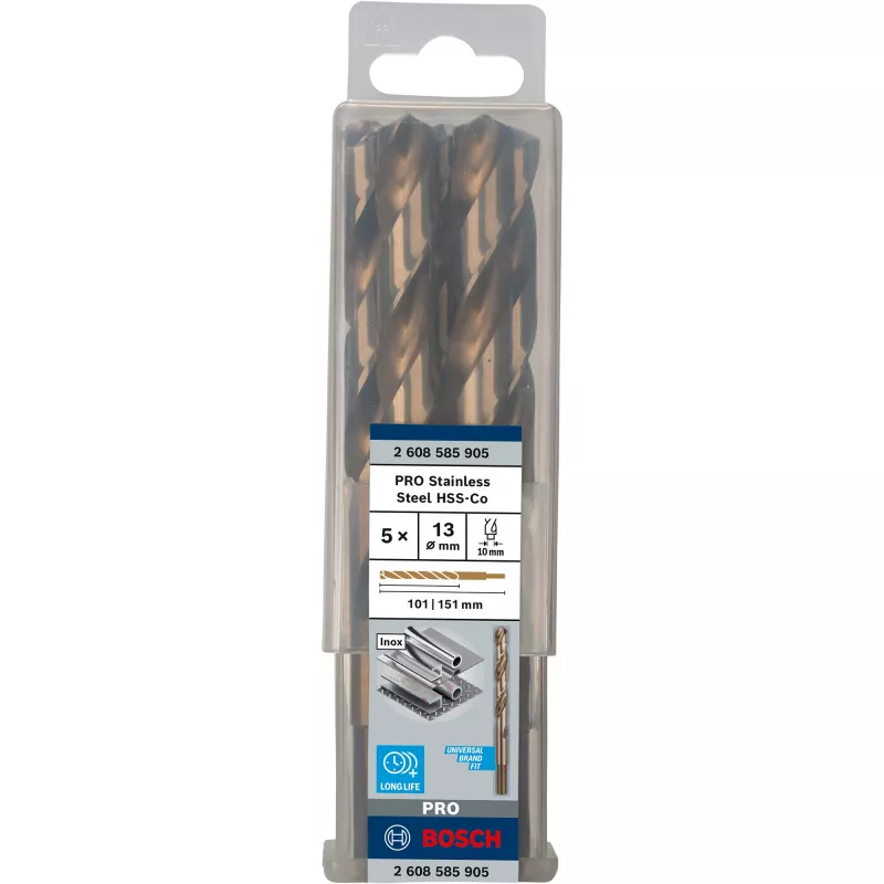 Urbju komplekts Bosch HSS Cobalt 2608585905 5 gab.