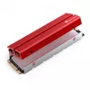 Jonsbo M.2-6 RED 2280 pasīvais dzesētājs M.2 SSD NVMe/SATA diskdziņiem