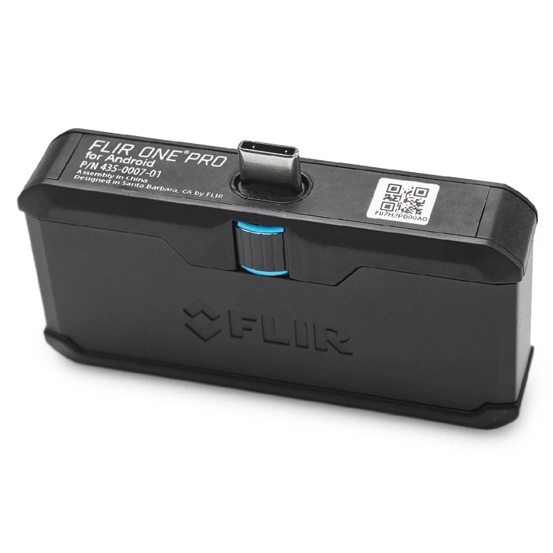 FLIR One Pro FP3IC termokamera iPhone ierīcēm ar USB-C, 160x120 px, MSX, VividIR, līdz 400 °C, melna