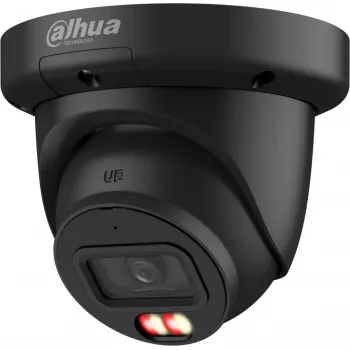 IP drošības kamera DAHUA IPC-HDW3849QM-S-IL — kupola, iekštelpām/ārā, griestu montāža, vadu, 6 MP (3288×1850), melna